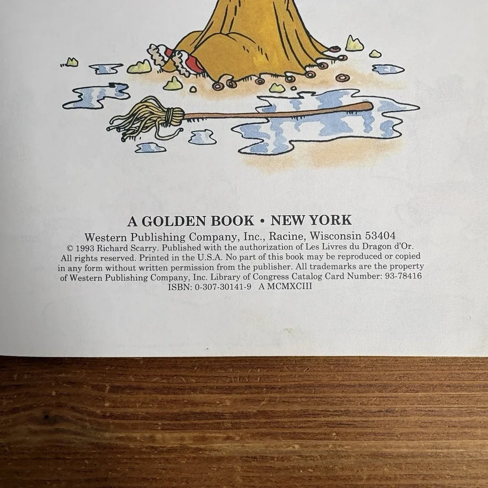Lot of 3 Richard Scarry Children's Books Mr Frumble Best Little Word Book